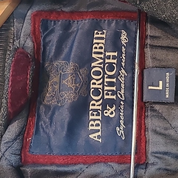 Abercrombie & Fitch Black Bomber Jacket - Picture 8 of 12